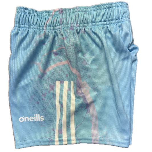 O'Neills Limerick GAA Goalkeeper Shorts 2025 Kid's (White Lilac Sky)