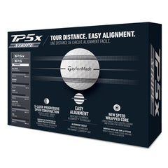 Taylor Made TP5X Stripe Golf Ball x 12