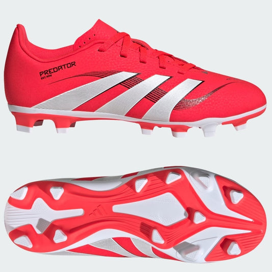 Adidas Predator Club Firm Ground Football Boots Kid's (Lucid Red ID3813)