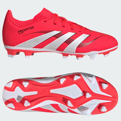 Adidas Predator Club Firm Ground Football Boots Infants (Lucid Red ID3813)