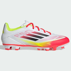 Adidas F50 FG/MG Fooball Boots Men's (White Red IE1243)