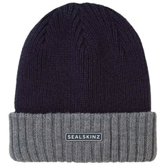 Sealskinz Waterproof Bacton Beanie Unisex (Navy Grey)