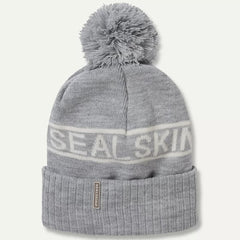 Sealskinz Waterproof Icon Heacham Booble Hat Unisex (Grey Cream)