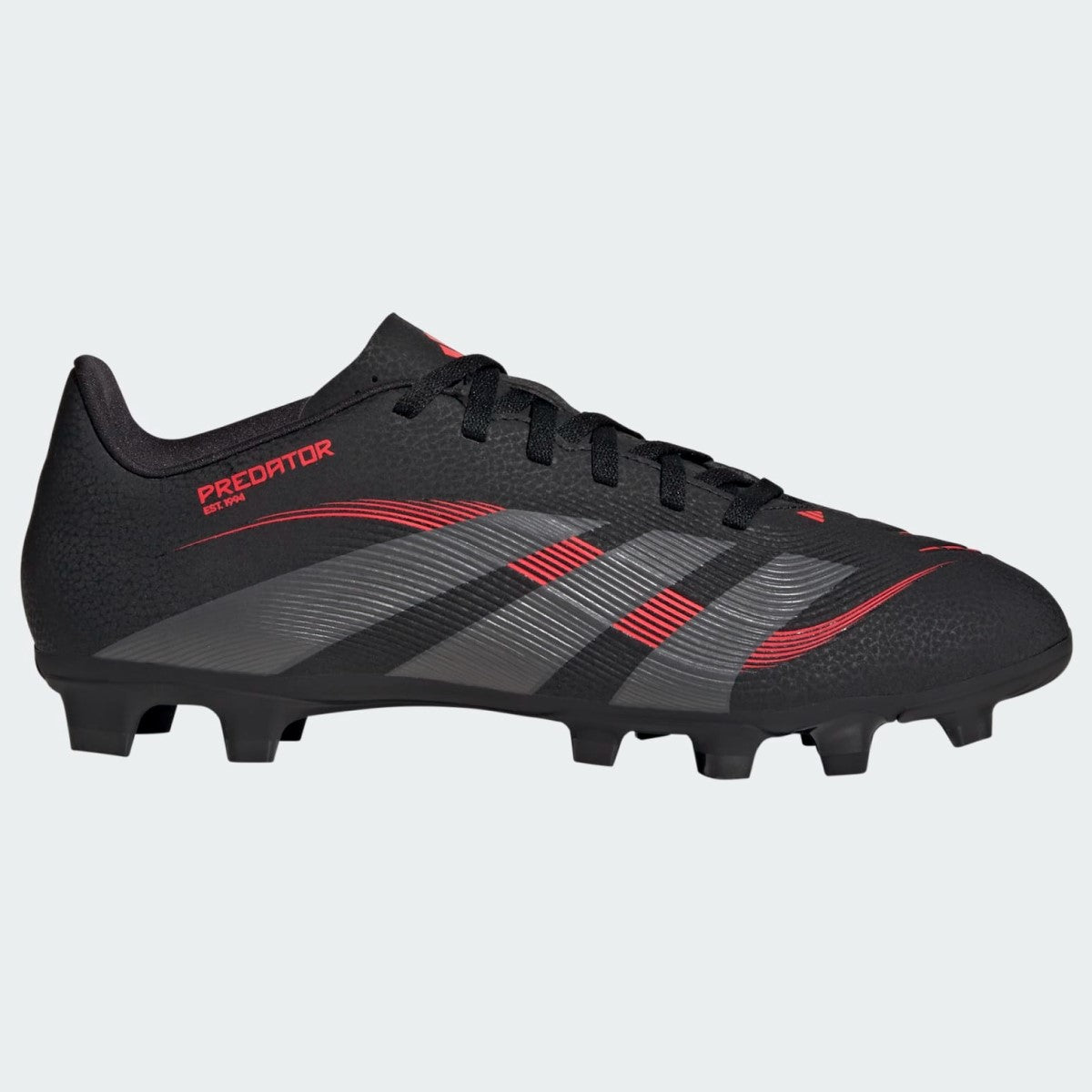 Adidas Predator Club FG/MG Football Boots Men's (Black Red ID1325)