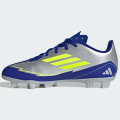 Adidas F50 Club FG Messi Football Boots Kid's (Silver Blue IH0926)