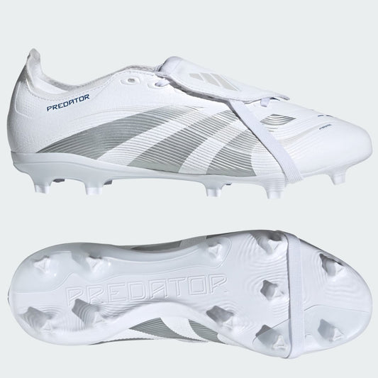 Adidas Predator Fold Over League FG/MG Footbal Boots Men's (Silver Royal ID1321)