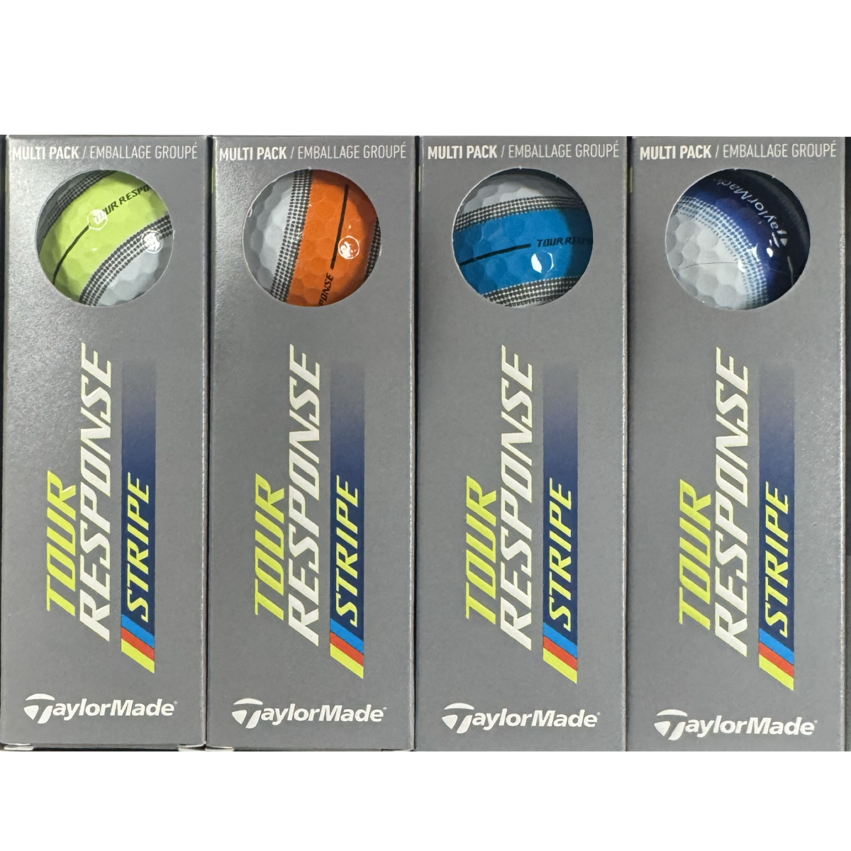 Taylor Made Tour Response Stripe Golf Balls 2025 x 3 (Multicolour)