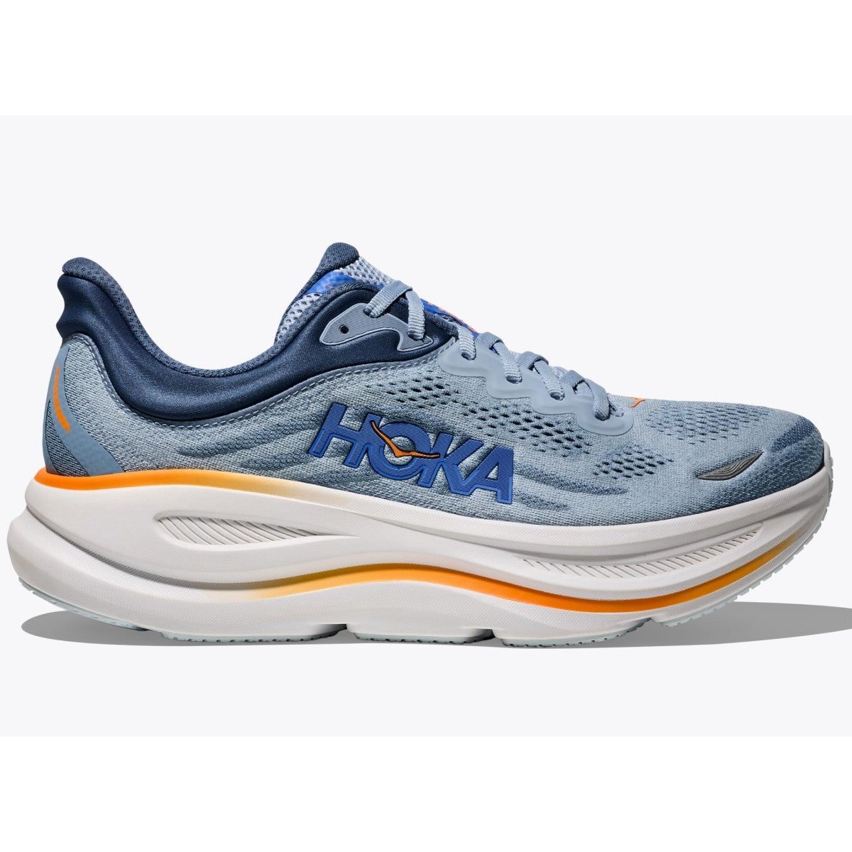 Hoka Bondi 9 Running Shoes Men's Wide (Drizzle Downpour DNP)