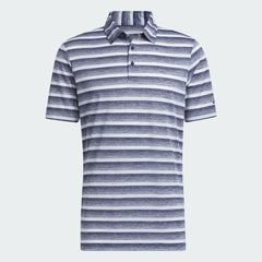 Adidas 2 Colour Stripe Polo Shirt Men's (Navy White IS7208)