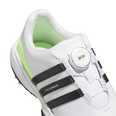 Adidas Tour 360 24 BOA Golf Shoe Kid's (White Green IF0269)