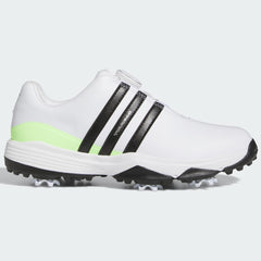 Adidas Tour 360 24 BOA Golf Shoe Kid's (White Green IF0269)