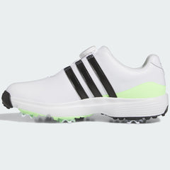 Adidas Tour 360 24 BOA Golf Shoe Kid's (White Green IF0269)