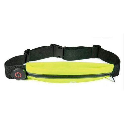 Ultimate Performance Ease LED Runners Waist Pack Unisex (Yellow)