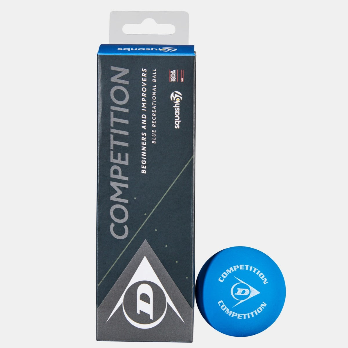 Dunlop Competition Racketball Balls x 3 (Blue)