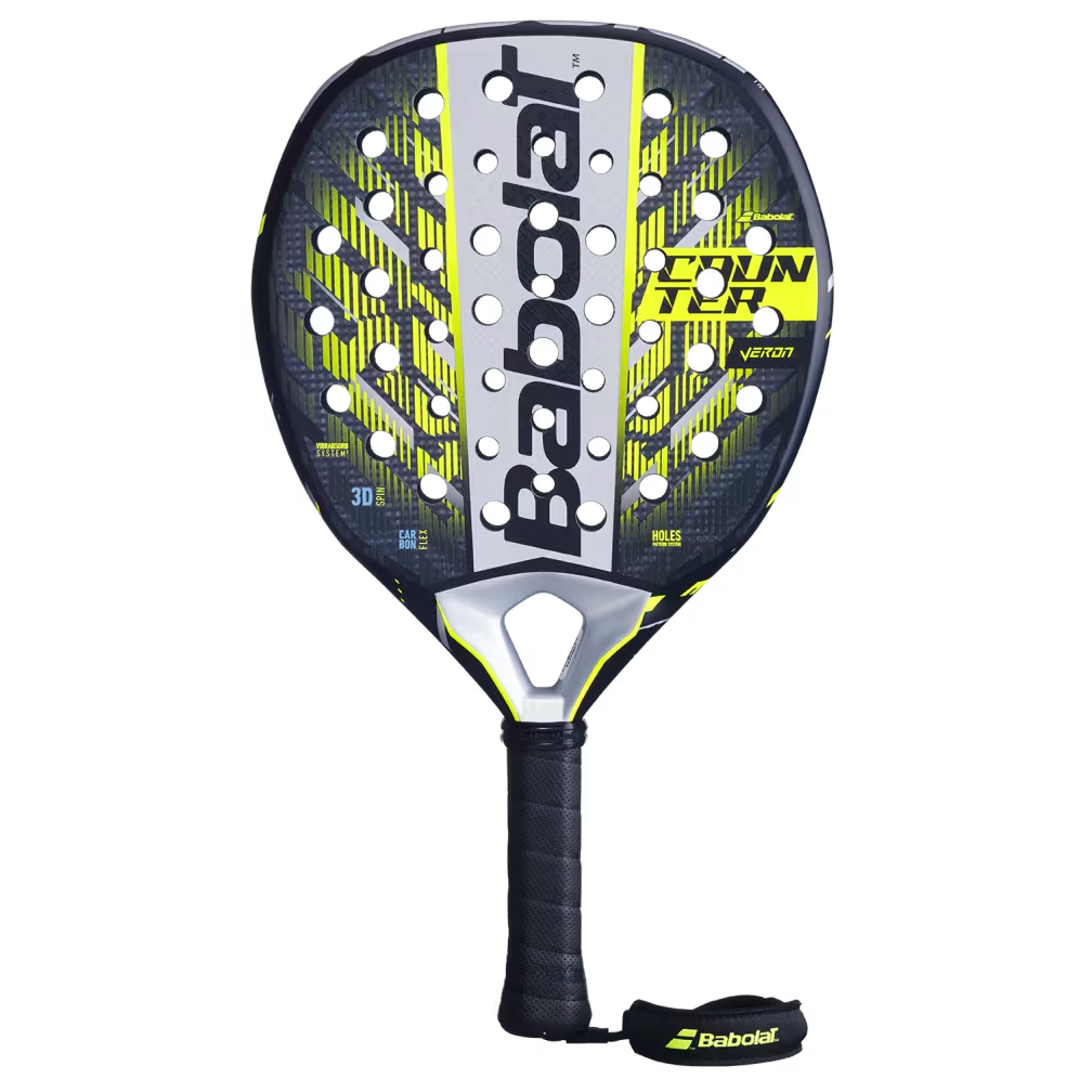 Babolat Counter Veron 25 Padel (Black Yellow)