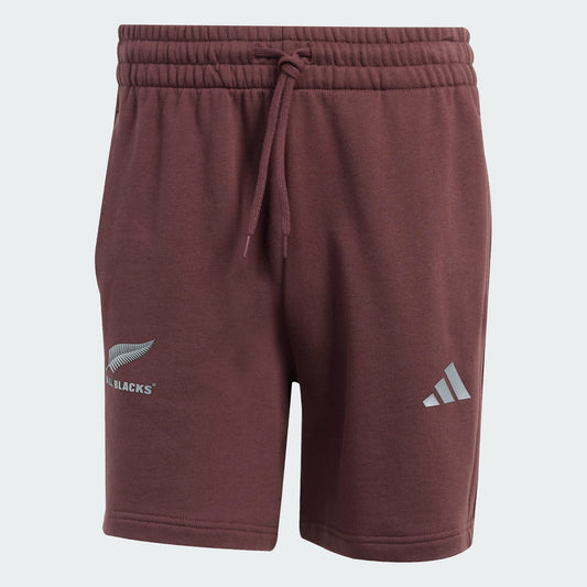 Adidas All Blacks 3 Stripe Fan Shorts (Maroon JD4082)