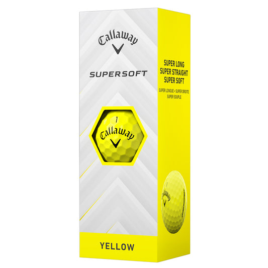 Callaway Supersoft 2025 Golf Balls x 3