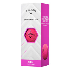 Callaway Supersoft 2025 Golf Balls x 3 (Pink)