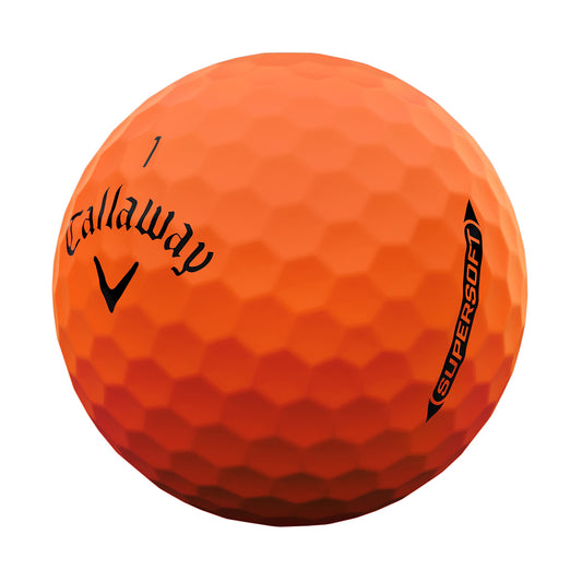 Callaway Supersoft 2025 Golf Balls x 12 (Orange)