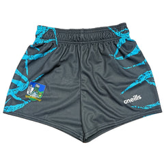 O'Neills Limerick GAA Mourne Training Shorts Kid's (Dark Grey Green)