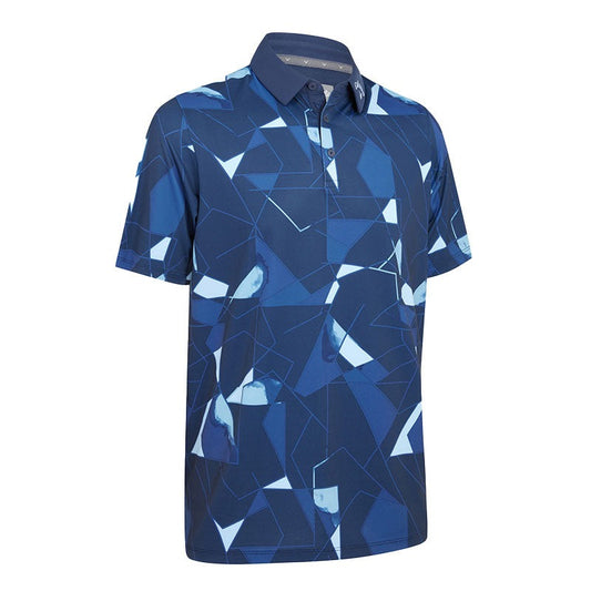 Callaway Kick Flip Print Polo Shirt Men's (Peacoat 410)