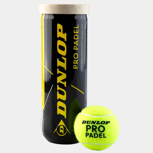 Dunlop Pro Padel Balls Tube of 3