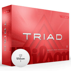 Wilson Triad Golf Balls x 12