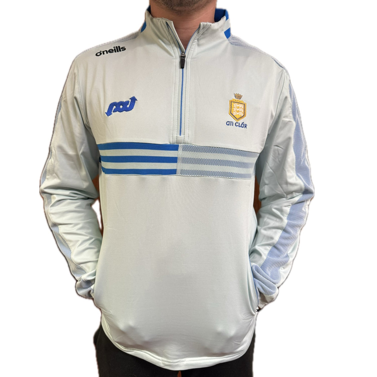 O'Neill's Clare GAA Nepal 184 Half Zip Top Men's (Sky)