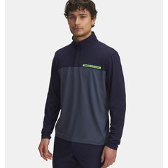 Under Armour Tee To Green Half Zip Top Men's (Navy Grey 411)