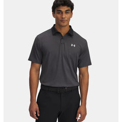 Under Armour Tee To Green Printed Polo Shirt Men's (Black 004)