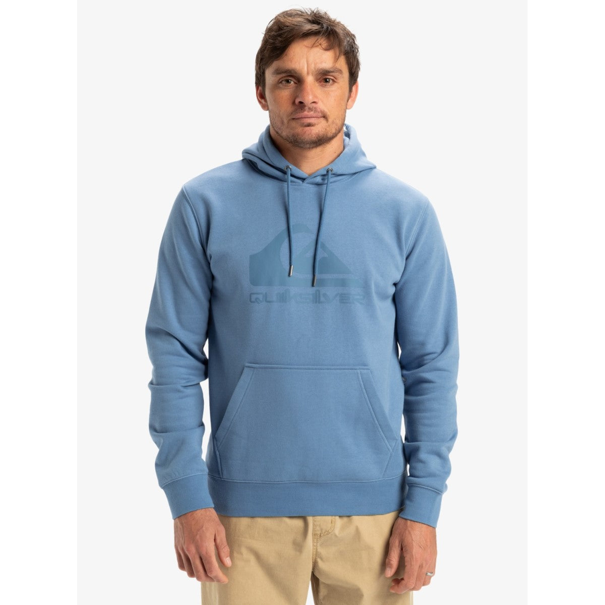 Quiksilver Comp Logo Pullover Hoodie Men's (Coronet Blue BLQ0)