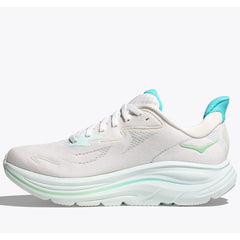 Hoka Clifton 10 Running Shoes Women's (White Cielo Blue WTCL)