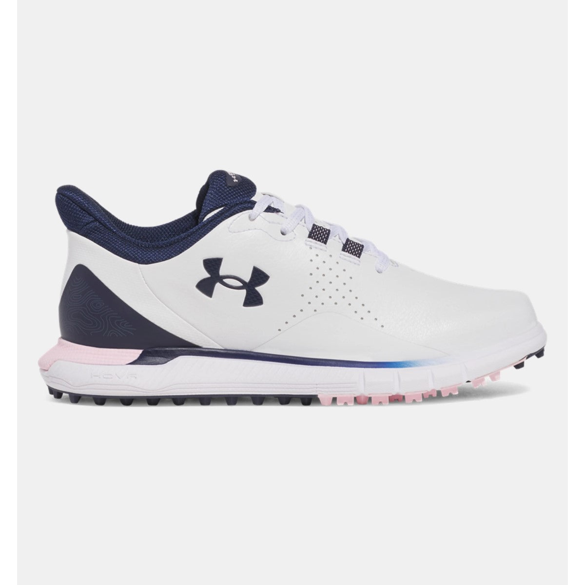Under Armour Drive Fade Spikeless Golf Shoes Women's (White Prime Pink 101)
