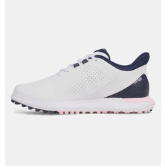 Under Armour Drive Fade Spikeless Golf Shoes Women's (White Prime Pink 101)