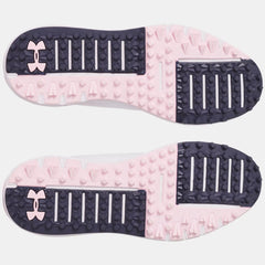 Under Armour Drive Fade Spikeless Golf Shoes Women's (White Prime Pink 101)