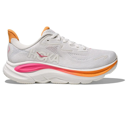 Hoka Clifton 10 Running Shoes Women's (White Electric Rose WTLC)