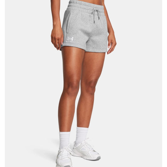 Under Armour Icon Fleece Boxer Shorts Women's (Mod Grey 011)