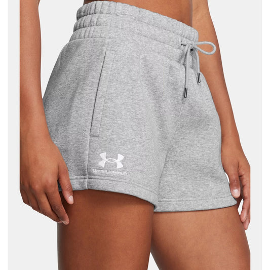 Under Armour Icon Fleece Boxer Shorts Women's (Mod Grey 011)