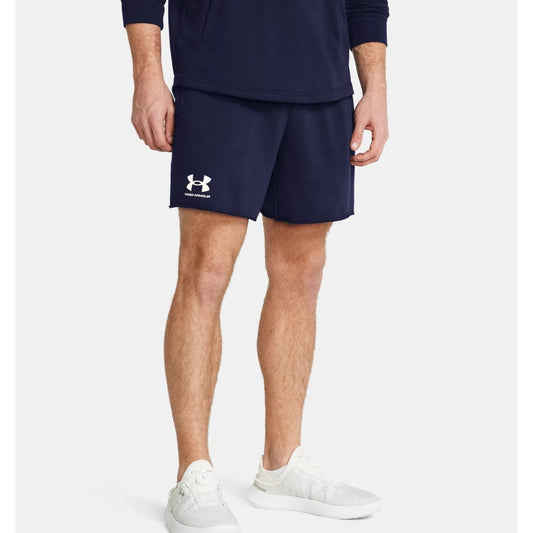 Under Armour Rival Terry 6" Shorts Men's (Midnight Navy 410)