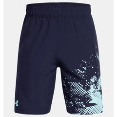 Under Armour Woven Graphic Shorts Boy's (Midnight Navy 410)