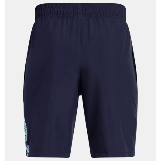 Under Armour Woven Graphic Shorts Boy's (Midnight Navy 410)