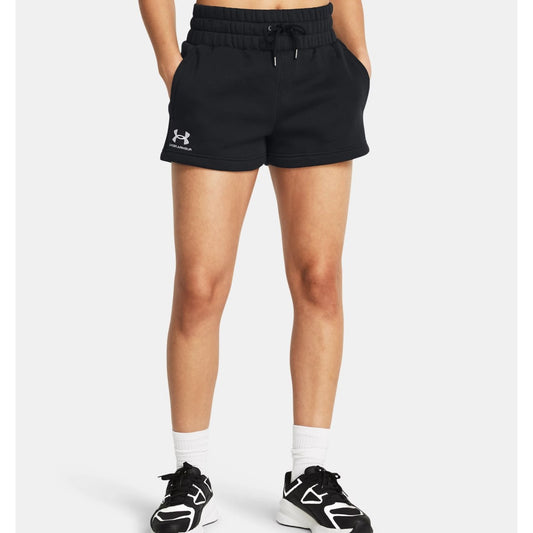 Under Armour Icon Fleece Boxer Shorts Women's (Black 001)
