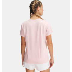 Under Armour Tech Twist V Neck T-Shirt Women's (Prime Pink 647)