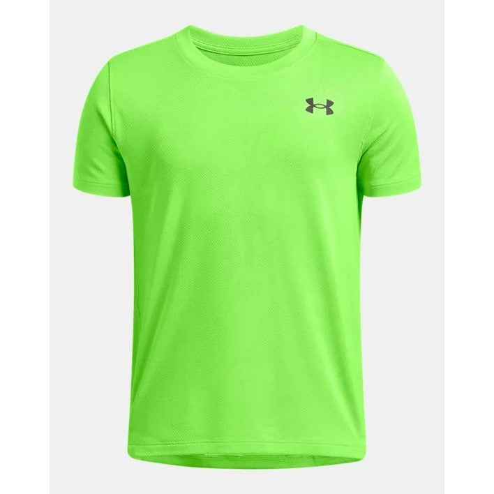 Under Armour Tech Vent Jacquard T-Shirt Kid's (Green Black 362)