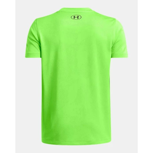 Under Armour Tech Vent Jacquard T-Shirt Kid's (Green Black 362)