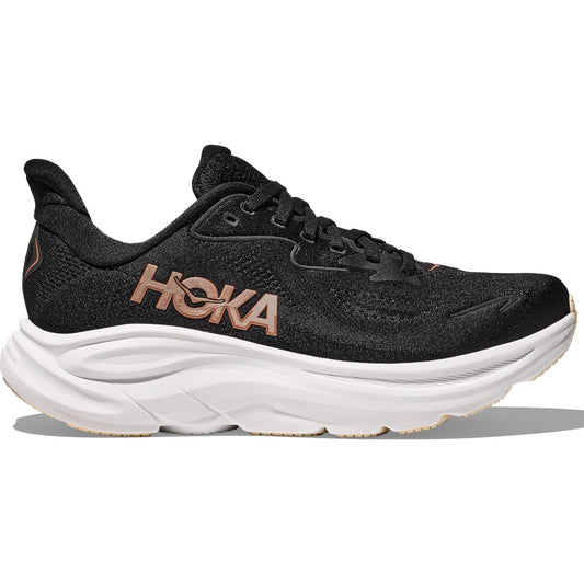Hoka Clifton 10 Running Shoes Women's (Black Rose Gold)