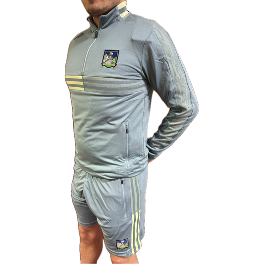 O'Neills Limerick GAA Nepal 049 Poly Shorts Kid's (Blue Beige Marine)