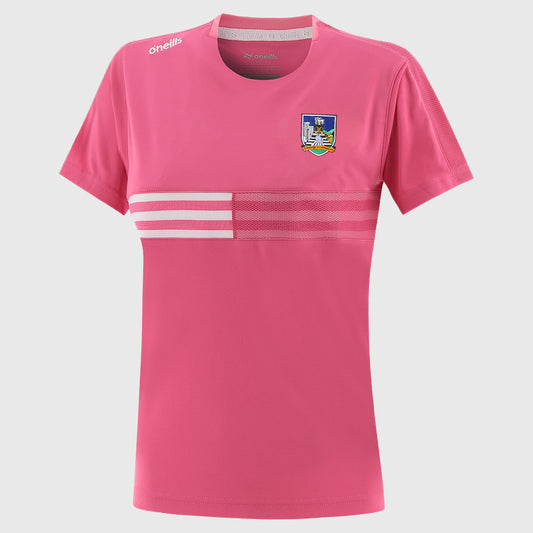 O'Neill's Limerick GAA Nepal 060 T-Shirt Women's (Shocking Pink)