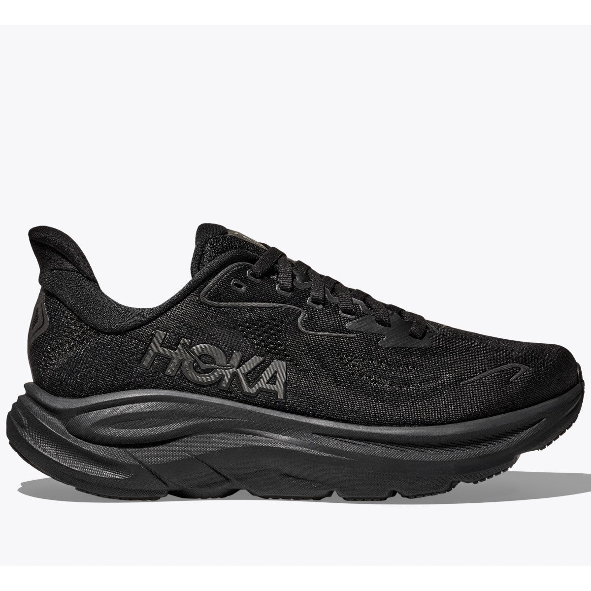 Hoka Clifton 10 Running Shoes Men's Wide (Black BBLC)