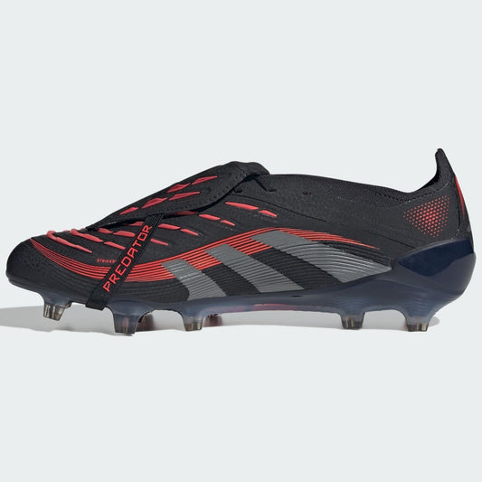 Adidas Predator Elite Fold Over Tongue FG Football Boots Men's (Black Red ID8964)